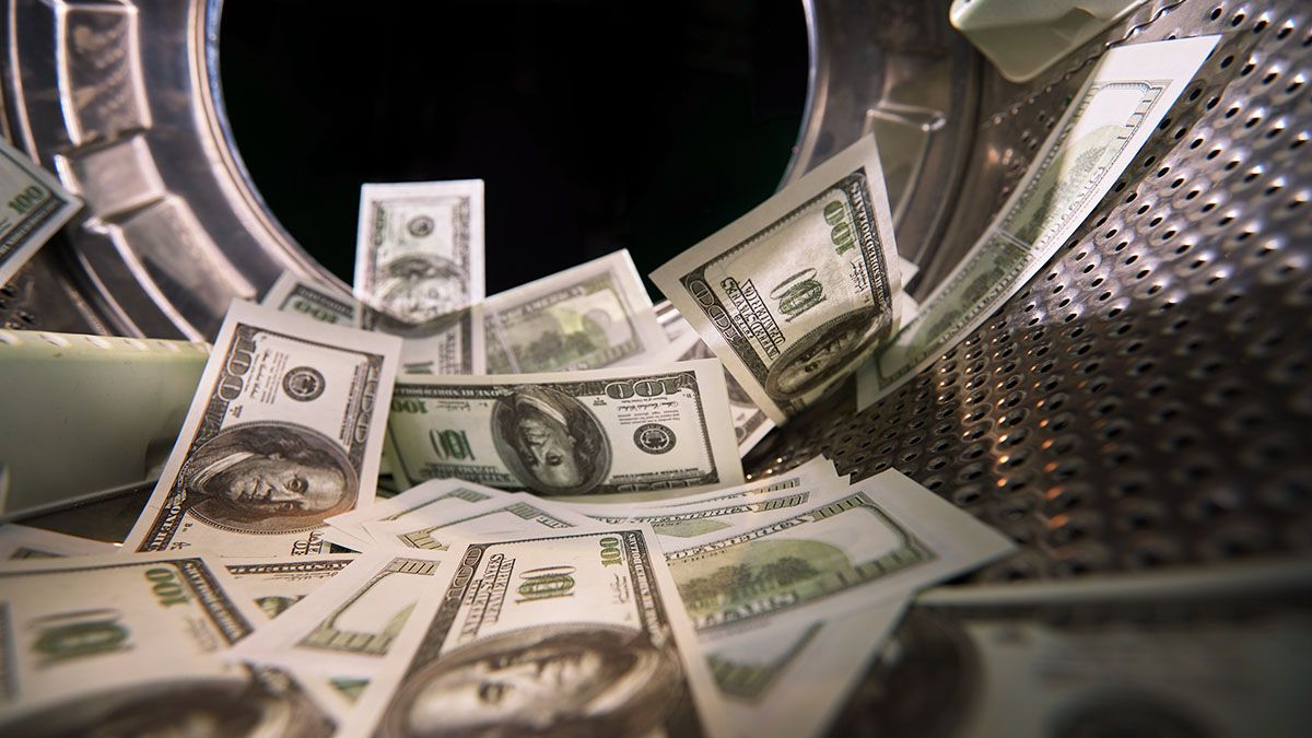 
                    money laundering for terrorist organizations