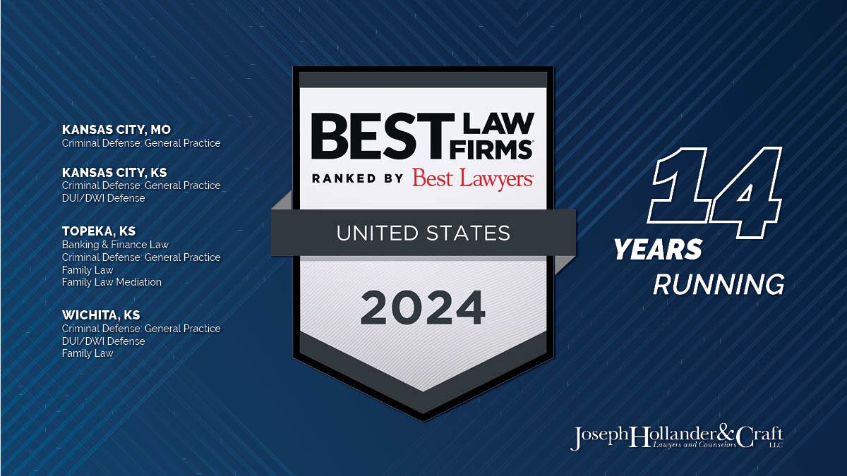 
                    Joseph, Hollander & Craft was named to the 2024 Best Law Firms list by Best Lawyers