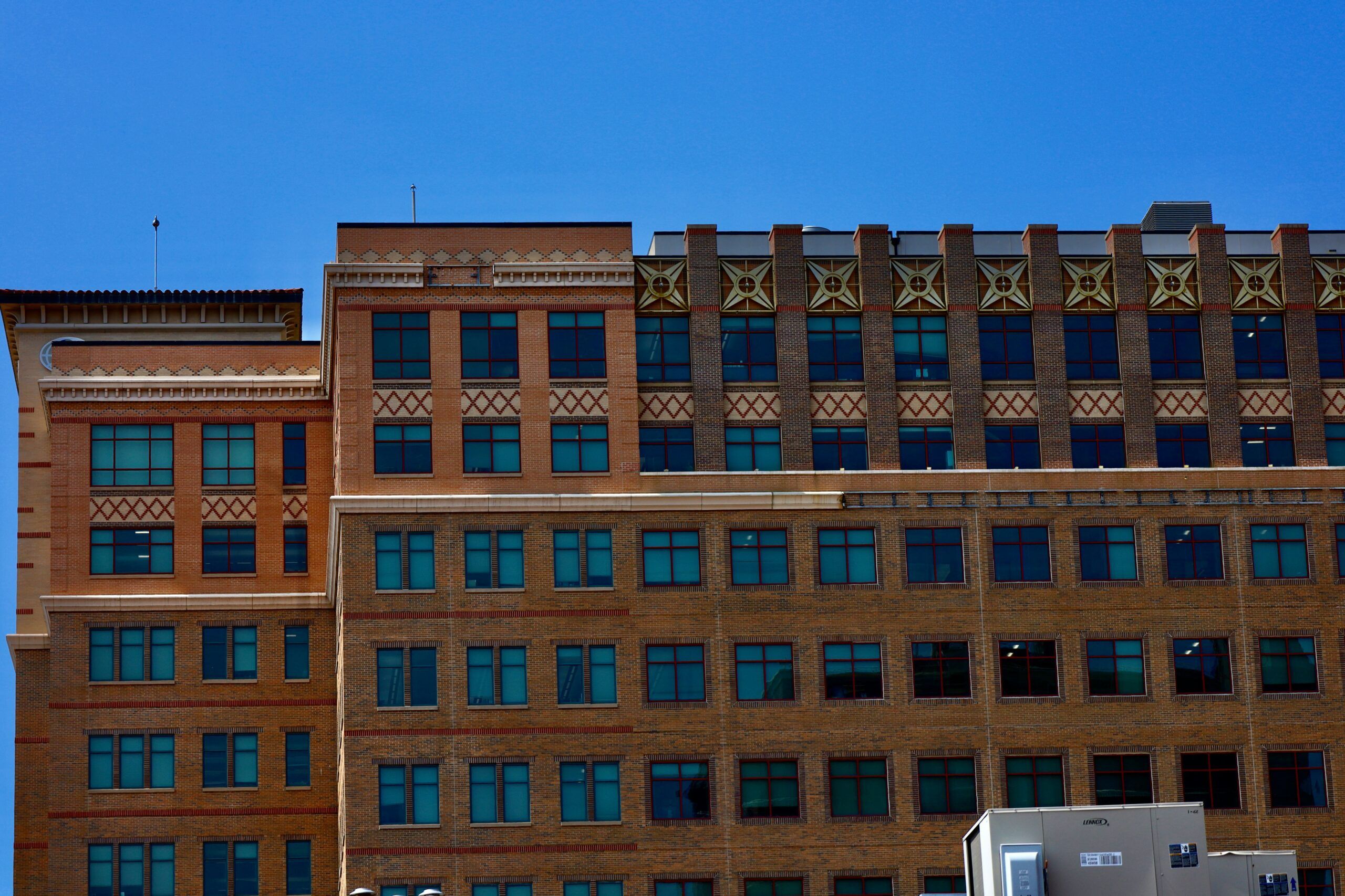 a large, brick building in kansas city